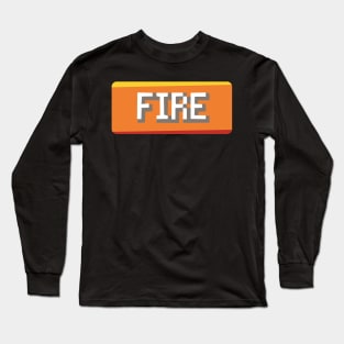 Fire Type Long Sleeve T-Shirt